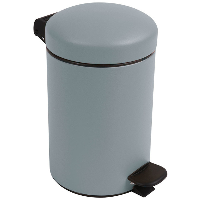 Poubelle salle de bain à pédale 3L Gris Souris Poubelle salle de bain à pédale 3L Gris Souris