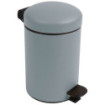 Poubelle salle de bain à pédale 3L Gris Souris Poubelle salle de bain à pédale 3L Gris Souris