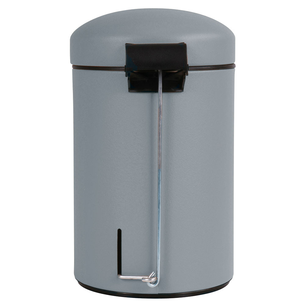 Poubelle salle de bain à pédale 3L Gris Souris Poubelle salle de bain à pédale 3L Gris Souris