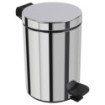 Poubelle salle de bain à pédale 3L Inox