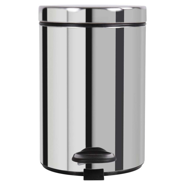 Poubelle salle de bain à pédale 3L Inox