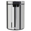 Poubelle salle de bain à pédale 3L Inox