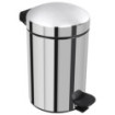 Poubelle salle de bain à pédale 3L Inox Poubelle salle de bain à pédale 3L Inox