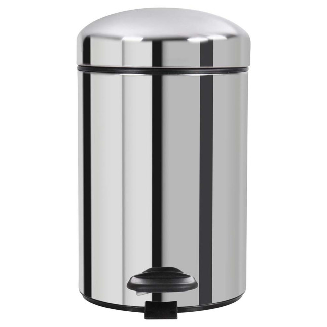 Poubelle salle de bain à pédale 3L Inox Poubelle salle de bain à pédale 3L Inox