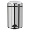 Poubelle salle de bain à pédale 3L Inox