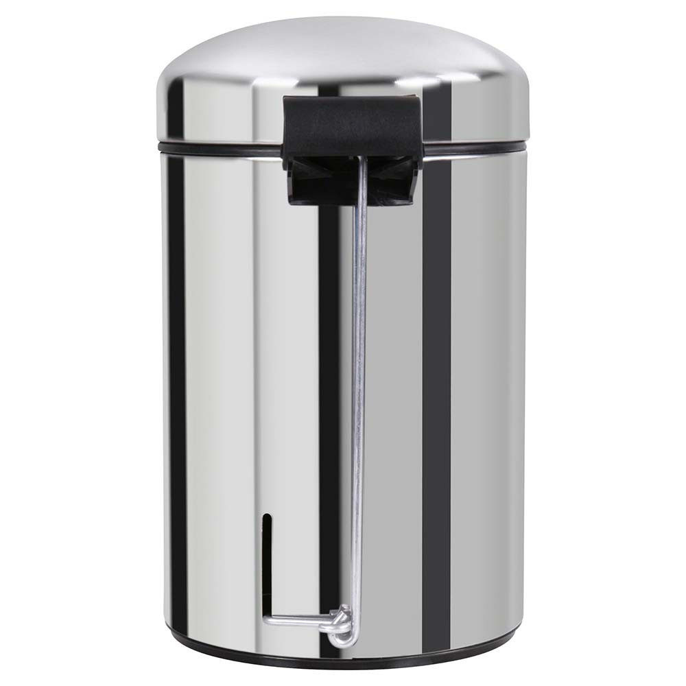 Poubelle salle de bain à pédale 3L Inox