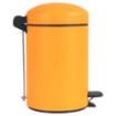 Poubelle salle de bain à pédale 3L Jaune Pamplemousse Poubelle salle de bain à pédale 3L Jaune Pamplemousse