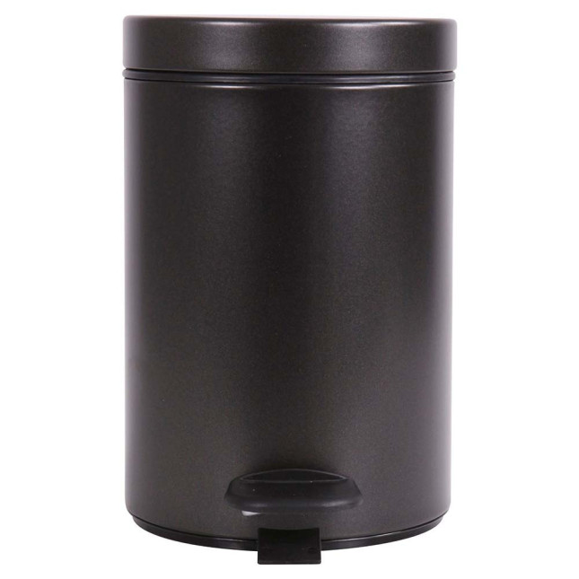Poubelle salle de bain à pédale 3L Noir Basalte Poubelle salle de bain à pédale 3L Noir Basalte