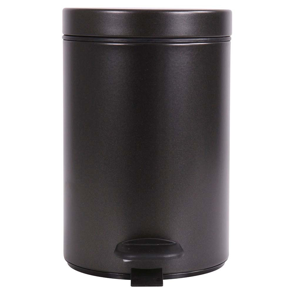 Poubelle salle de bain à pédale 3L Noir Basalte Poubelle salle de bain à pédale 3L Noir Basalte