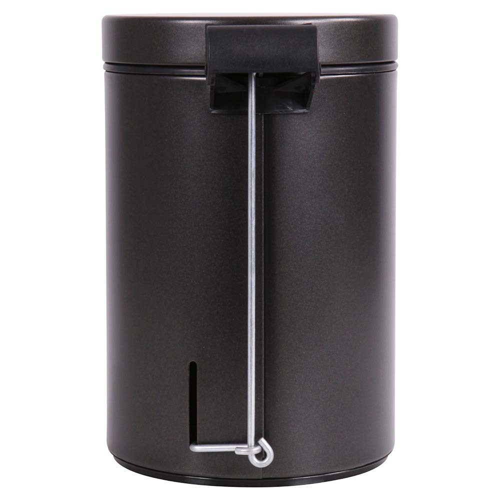 Poubelle salle de bain à pédale 3L Noir Basalte Poubelle salle de bain à pédale 3L Noir Basalte