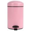 Poubelle salle de bain à pédale 3L Rose Dragée Poubelle salle de bain à pédale 3L Rose Dragée