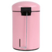 Poubelle salle de bain à pédale 3L Rose Dragée Poubelle salle de bain à pédale 3L Rose Dragée