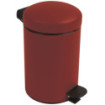 Poubelle salle de bain à pédale 3L Rouge Cerise Poubelle salle de bain à pédale 3L Rouge Cerise
