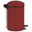 Poubelle salle de bain à pédale 3L Rouge Cerise Poubelle salle de bain à pédale 3L Rouge Cerise
