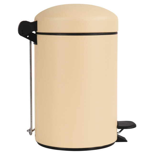 Poubelle salle de bain à pédale 3L Sable Poubelle salle de bain à pédale 3L Sable