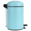 Poubelle salle de bain à pédale 3L Vert d'Eau