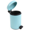 Poubelle salle de bain à pédale 3L Vert d'Eau