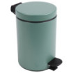 Poubelle salle de bain à pédale 3L Vert Natura Poubelle salle de bain à pédale 3L Vert Natura