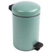Poubelle salle de bain à pédale 3L Vert Natura Poubelle salle de bain à pédale 3L Vert Natura