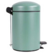 Poubelle salle de bain à pédale 3L Vert Natura