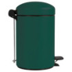 Poubelle salle de bain à pédale 3L Vert Sapin Poubelle salle de bain à pédale 3L Vert Sapin