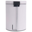 Poubelle salle de bain à pédale 5L Blanc Coton Poubelle salle de bain à pédale 5L Blanc Coton