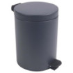Poubelle salle de bain à pédale 5L Gris Anthracite Poubelle salle de bain à pédale 5L Gris Anthracite
