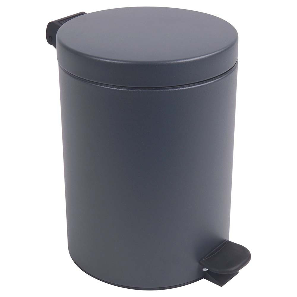 Poubelle salle de bain à pédale 5L Gris Anthracite Poubelle salle de bain à pédale 5L Gris Anthracite