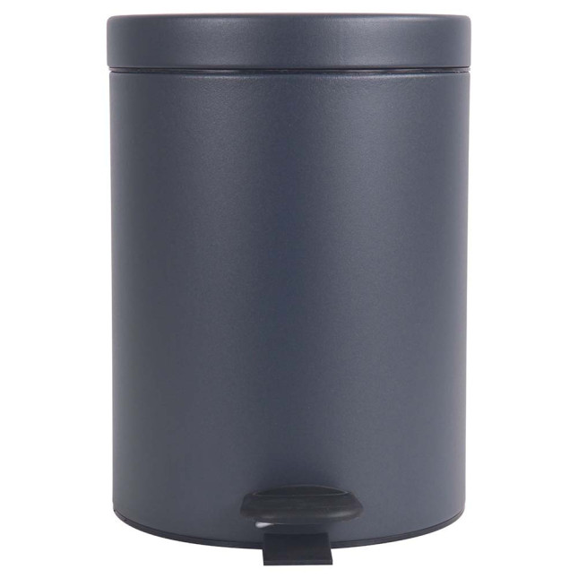 Poubelle salle de bain à pédale 5L Gris Anthracite Poubelle salle de bain à pédale 5L Gris Anthracite
