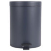 Poubelle salle de bain à pédale 5L Gris Anthracite Poubelle salle de bain à pédale 5L Gris Anthracite