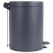 Poubelle salle de bain à pédale 5L Gris Anthracite Poubelle salle de bain à pédale 5L Gris Anthracite