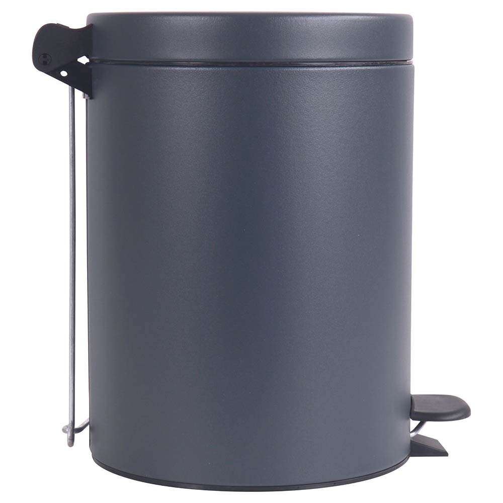 Poubelle salle de bain à pédale 5L Gris Anthracite Poubelle salle de bain à pédale 5L Gris Anthracite