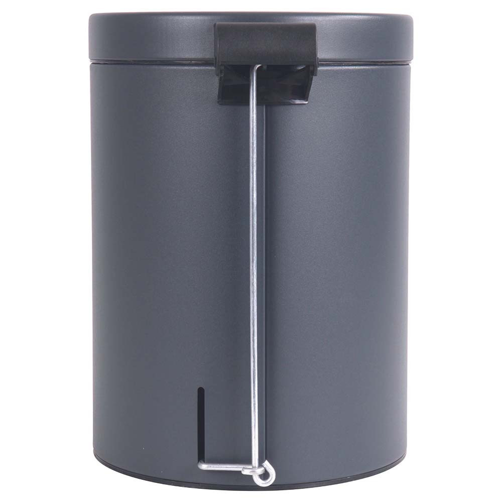 Poubelle salle de bain à pédale 5L Gris Anthracite Poubelle salle de bain à pédale 5L Gris Anthracite