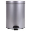 Poubelle salle de bain à pédale 5L Gris Galet