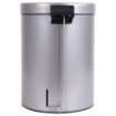 Poubelle salle de bain à pédale 5L Gris Galet