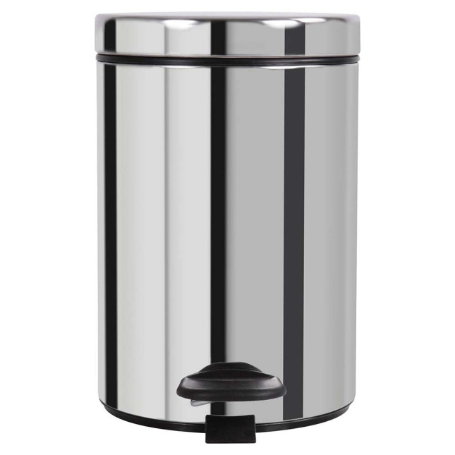 Poubelle salle de bain à pédale 5L Inox Poubelle salle de bain à pédale 5L Inox