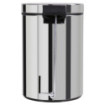 Poubelle salle de bain à pédale 5L Inox