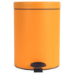 Poubelle salle de bain à pédale 5L Jaune Pamplemousse