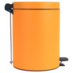 Poubelle salle de bain à pédale 5L Jaune Pamplemousse