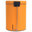 Poubelle salle de bain à pédale 5L Jaune Pamplemousse
