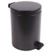 Poubelle salle de bain à pédale 5L Noir Basalte Poubelle salle de bain à pédale 5L Noir Basalte