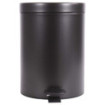 Poubelle salle de bain à pédale 5L Noir Basalte Poubelle salle de bain à pédale 5L Noir Basalte
