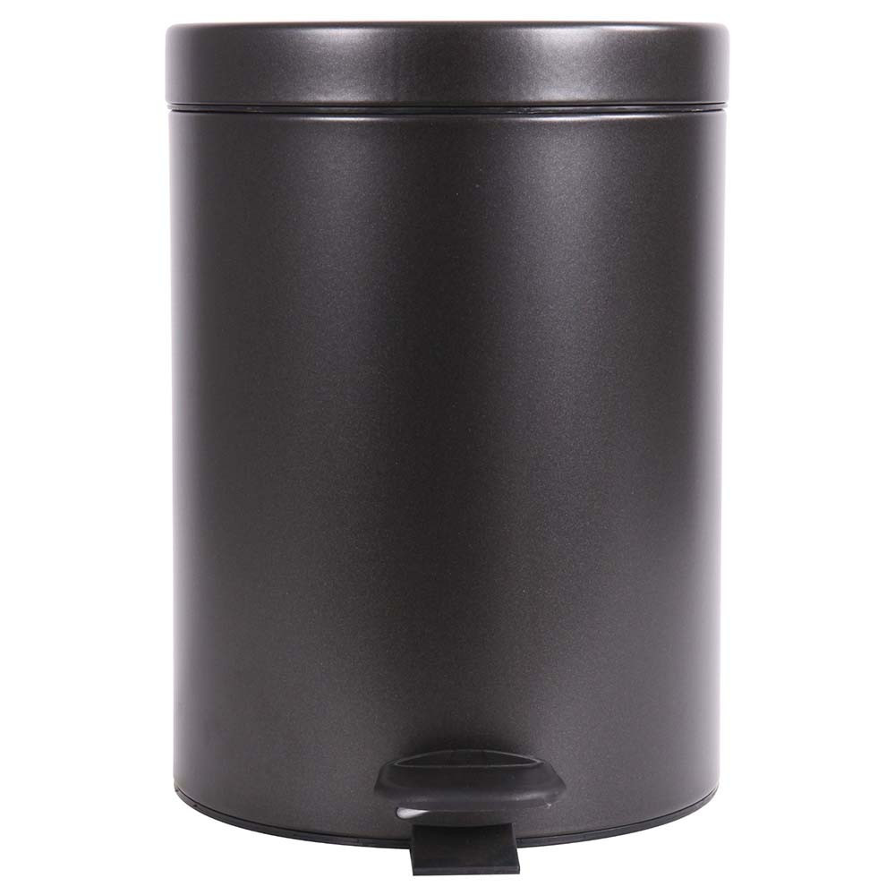 Poubelle salle de bain à pédale 5L Noir Basalte Poubelle salle de bain à pédale 5L Noir Basalte
