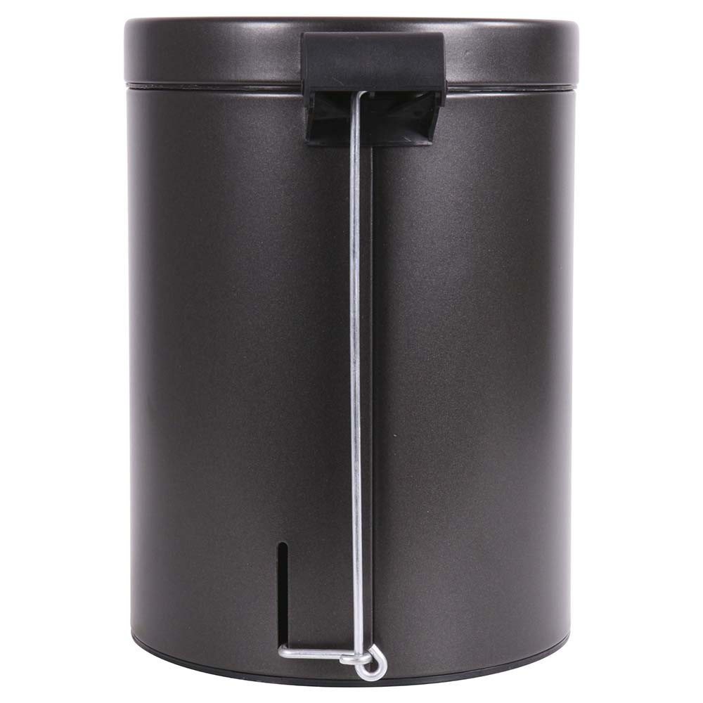Poubelle salle de bain à pédale 5L Noir Basalte Poubelle salle de bain à pédale 5L Noir Basalte