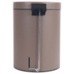 Poubelle salle de bain à pédale 5L Taupe