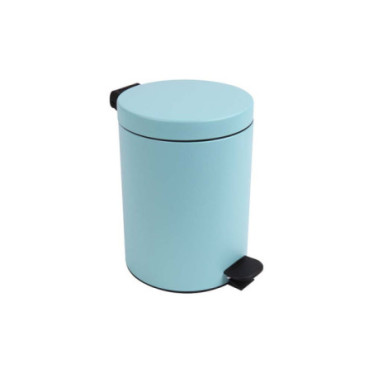Poubelle salle de bain à pédale 5L Vert d'Eau