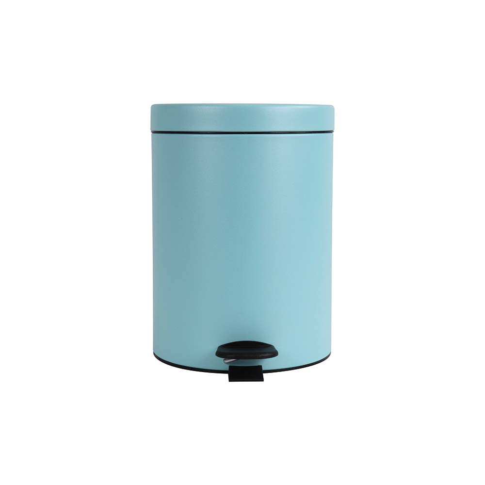 Poubelle salle de bain à pédale 5L Vert d'Eau