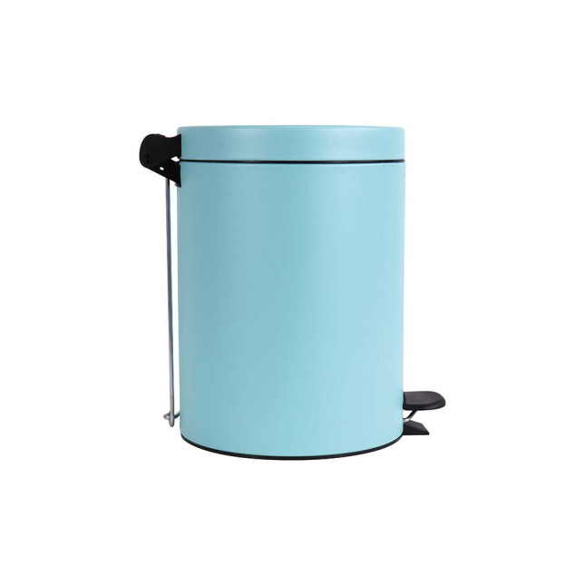 Poubelle salle de bain à pédale 5L Vert d'Eau
