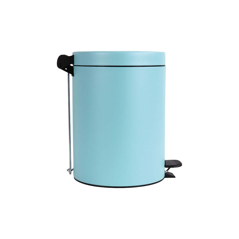 Poubelle salle de bain à pédale 5L Vert d'Eau