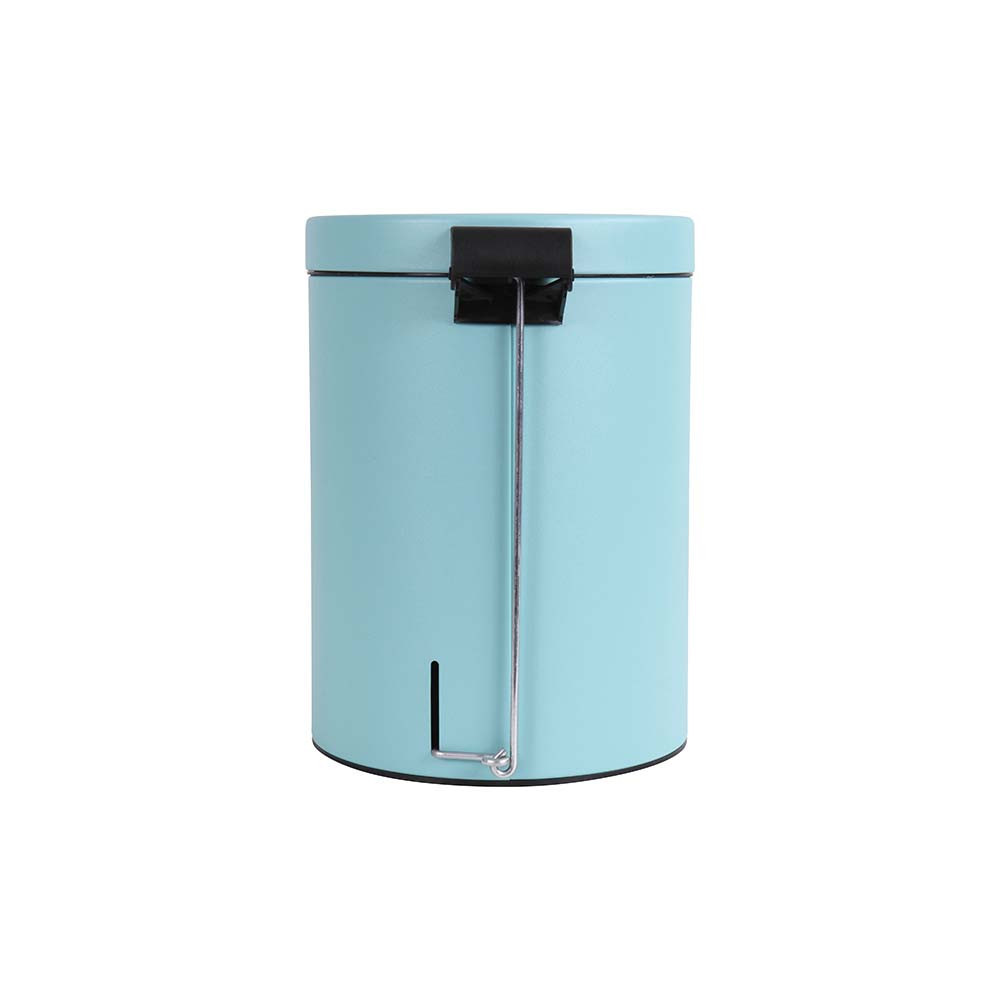 Poubelle salle de bain à pédale 5L Vert d'Eau